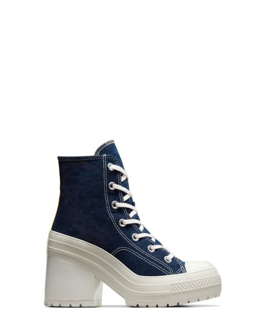 Converse Blue Chuck 70 De Luxe Block Heel Sneaker