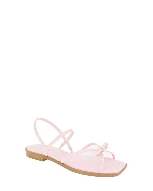 BCBGeneration Pink Lacey Slingback Sandal
