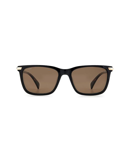 Rag & Bone Multicolor 56mm Polarized Square Sunglasses for men