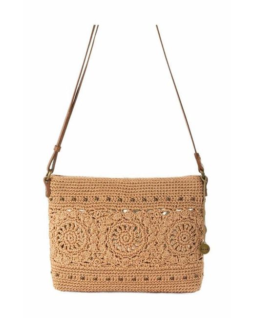 The Sak Natural Melrose Crossbody Leather Bag