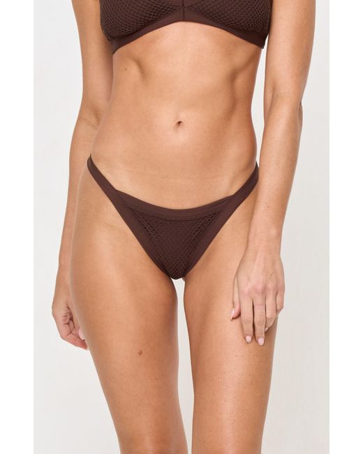 LSPACE Brown Mackenzie Bitsy Bikini Bottoms