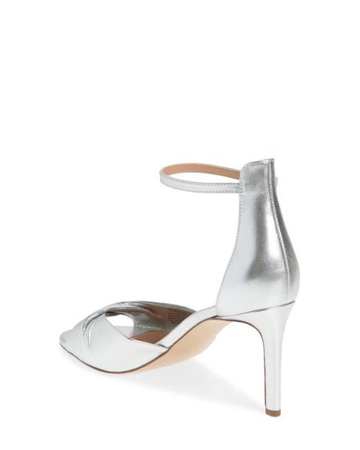 Nordstrom White Anders Ankle Strap Sandal