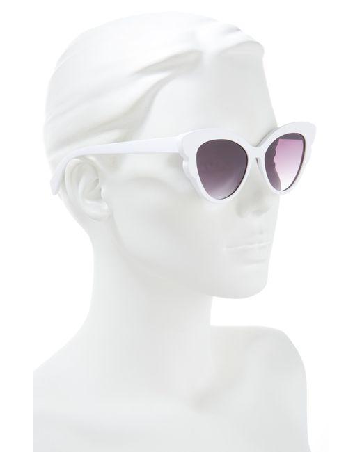BP. Purple 54mm Butterfly Sunglasses