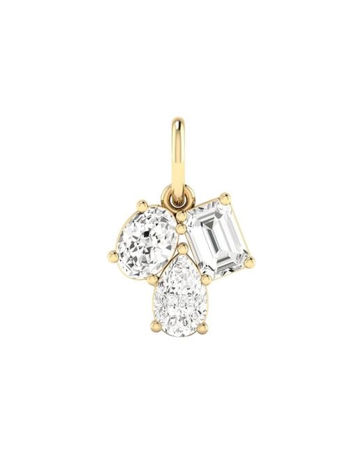Everlee Metallic Multi-Shape Cluster Lab Diamond Charm