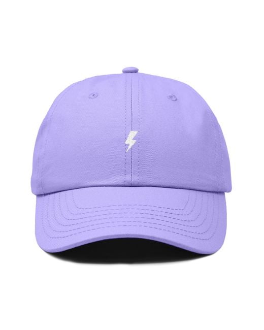Alix Purple Lil Bolt Dad Cap for men