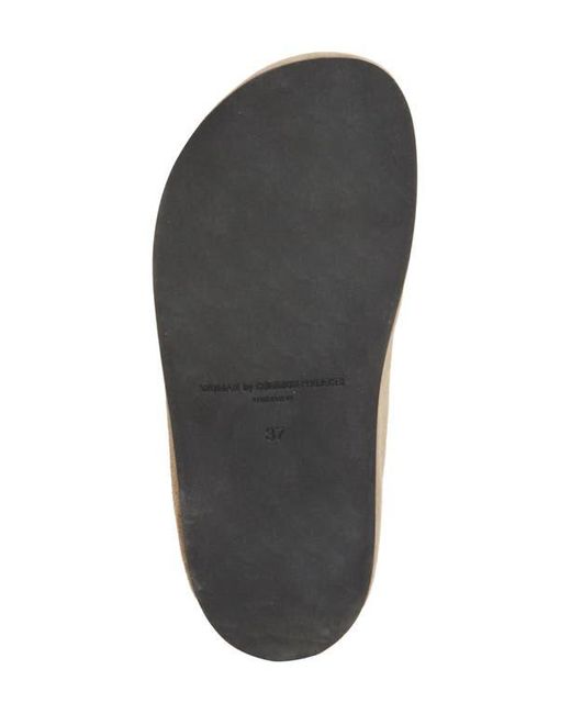 Common Projects Brown Suede & Genuine Shearling Clog