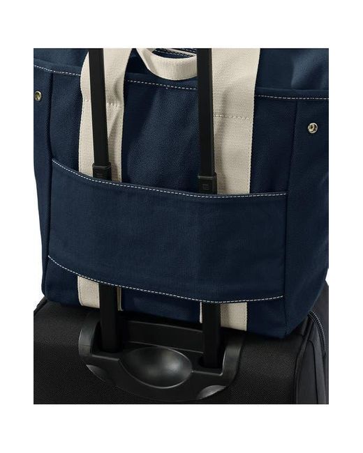 Lands' End Blue Canvas Multiway Pocket Tote for men