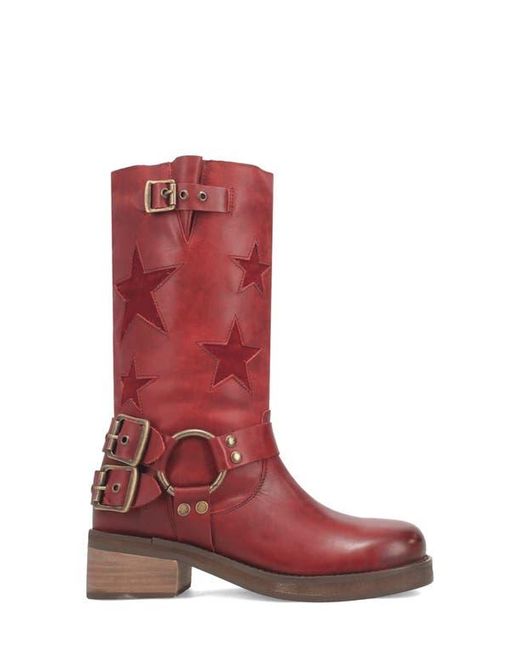 Dingo Red Blacklist Moto Boot