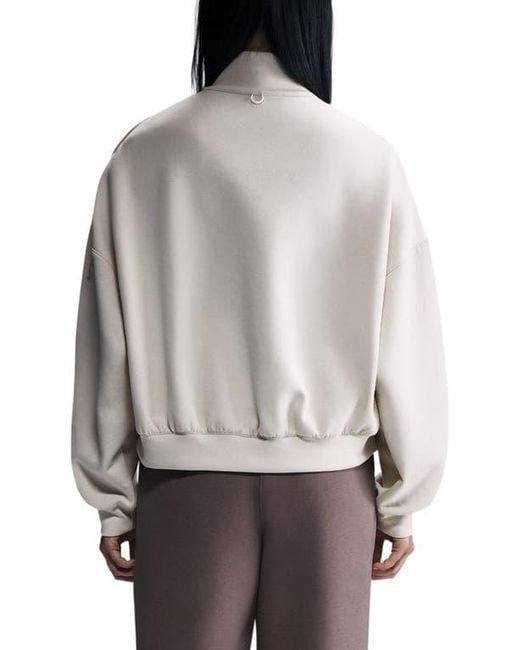 Nike Natural 24.7 Impossiblysoft Dri-Fit Oversize Half Zip Top