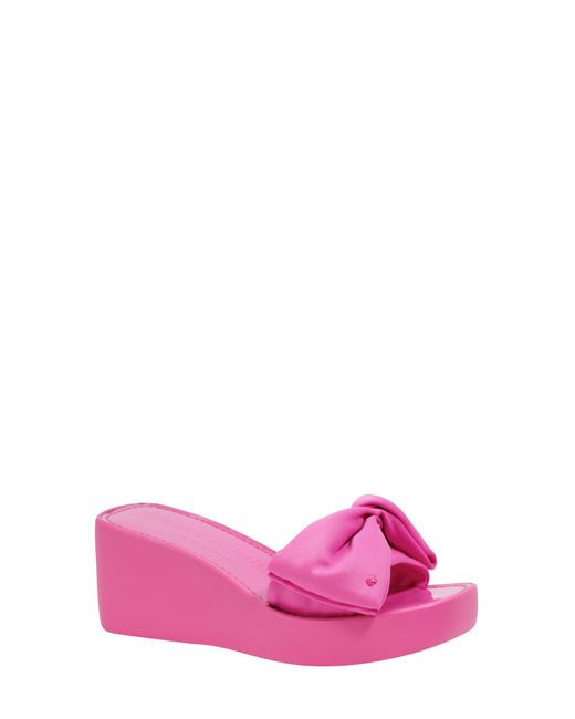 Kate Spade Pink Bikini Platform Wedge Sandal