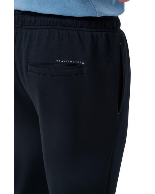 Travis Mathew Blue Fibercloud Drawstring Joggers for men