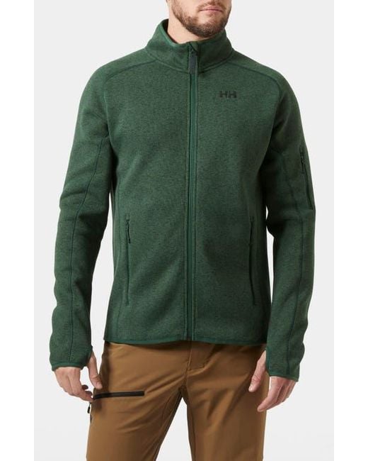 Helly Hansen Green Varde 2.0 Fleece Jacket for men