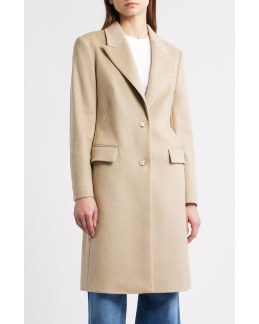 Boss Natural Classin Wool Coat