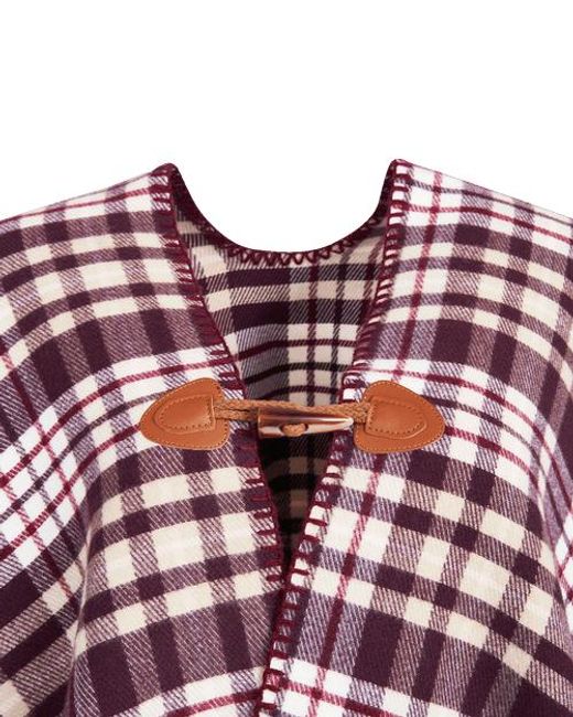 Fable England Red Check Cape