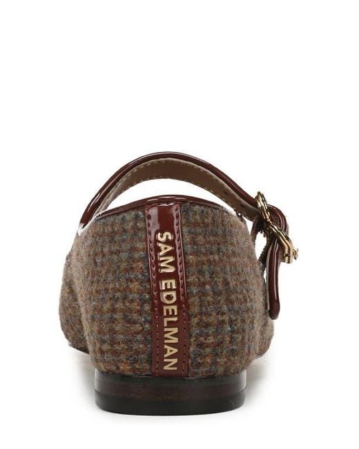 Sam Edelman Brown Michaela Mary Jane Flat