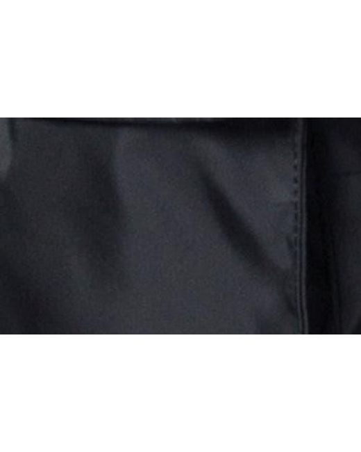 MNML Black Side Snap Nylon Cargo Pants for men