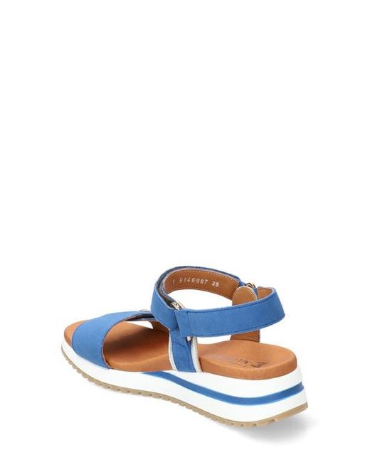 Mephisto Blue Jeanie Ankle Strap Sandal