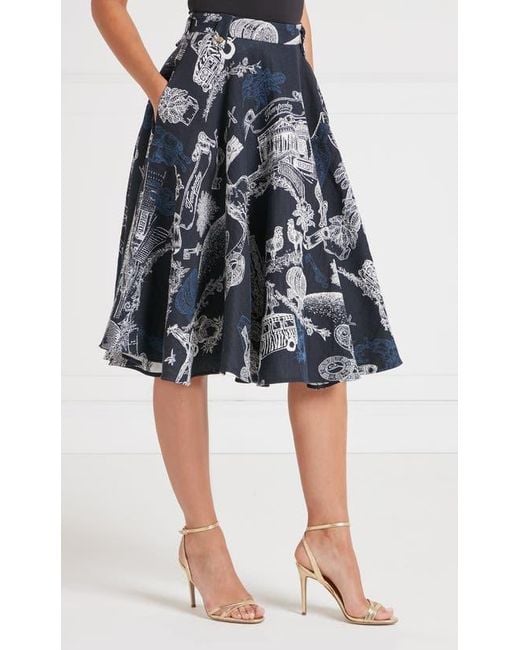 Temperley London Blue Anniversary Skirt