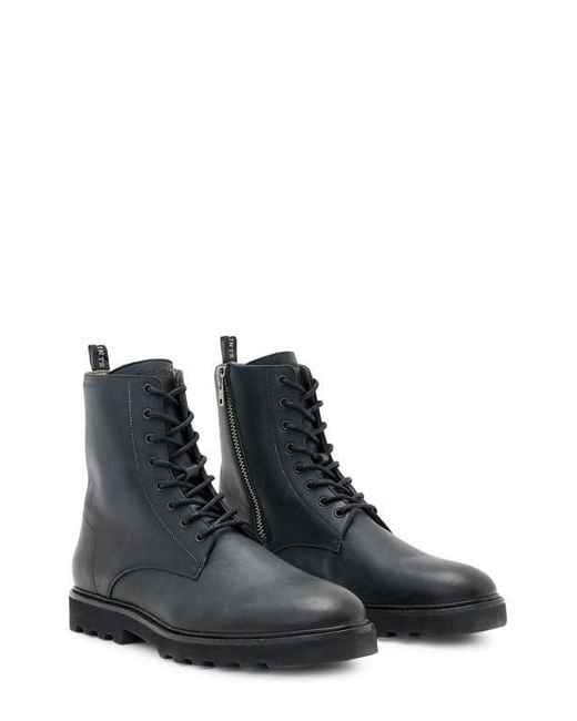 AllSaints Black Beckett Zip Boot for men