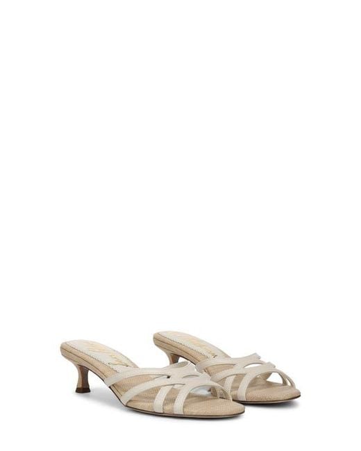 Sam Edelman White Camille Kitten Heel Sandal