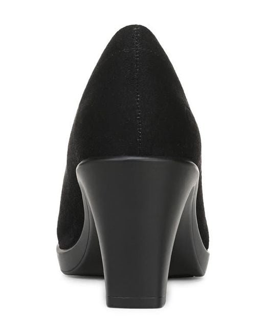 LifeStride Black Elevate Platform Pump