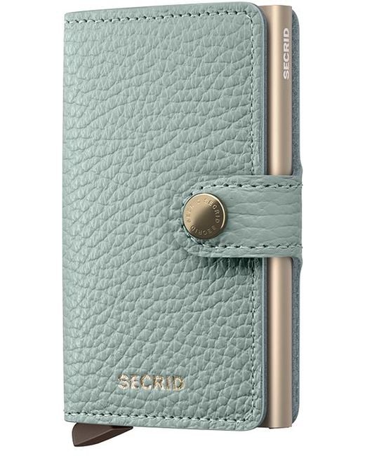 Secrid Green Miniwallet Pebble