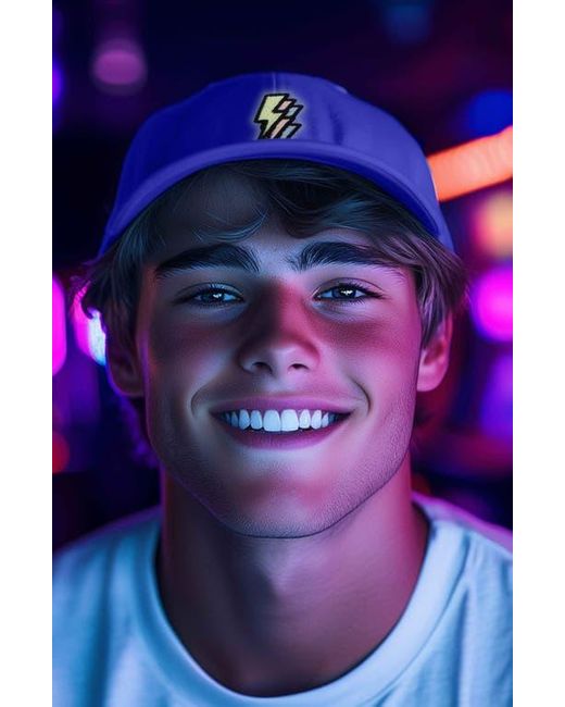 Alix Blue Lightning Cap for men