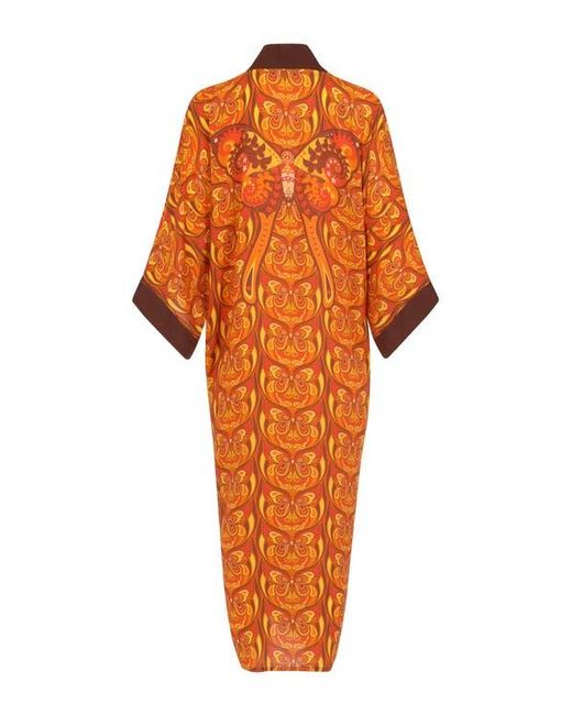 Henelle Orange Duster Robe