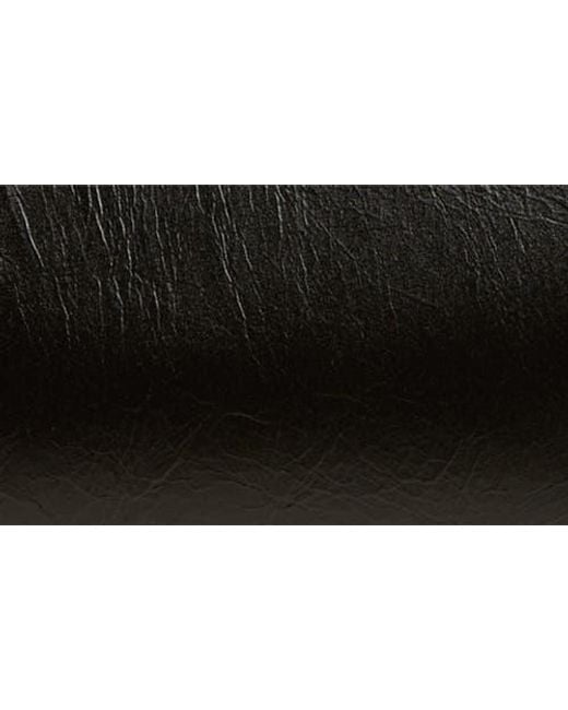 Reformation Black Dominique Leather Shoulder Bag