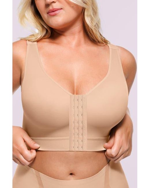 Shapellx Natural Airslim Unlined Wireless Back Support Bra