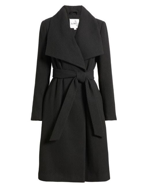 Sam Edelman Black Chevron Pattern Tie Waist Coat