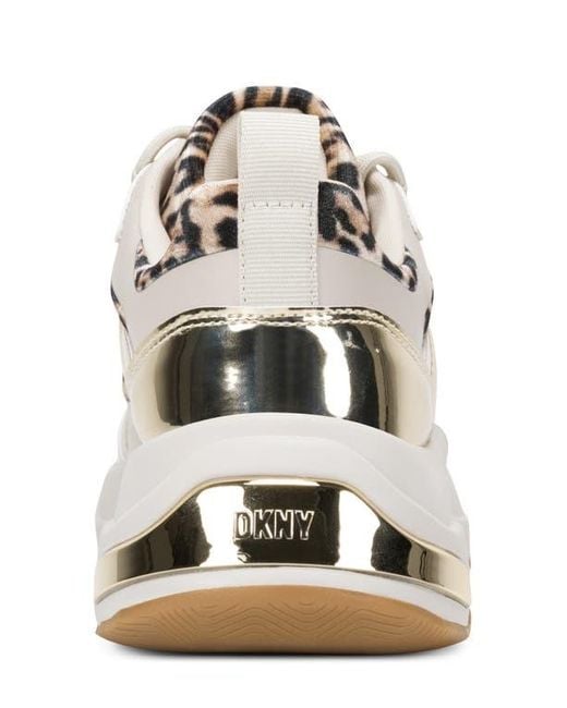 DKNY White Juna Sneaker