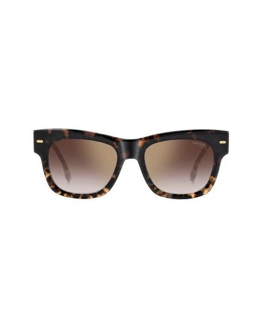 Carrera Brown 53Mm Gradient Square Sunglasses