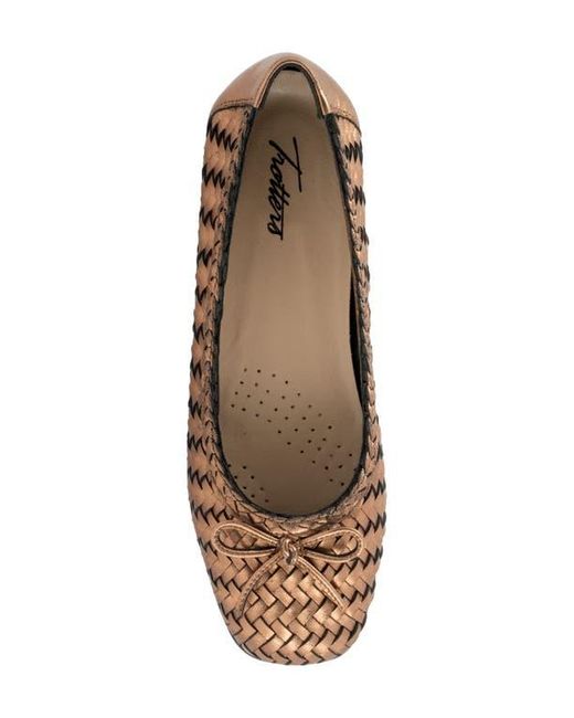 Trotters Brown Gillian Flat