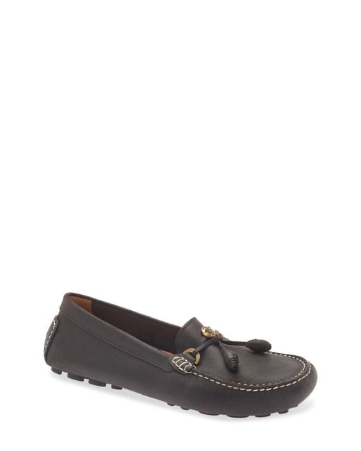 Versace Gray Nubuck Driving Loafer for men