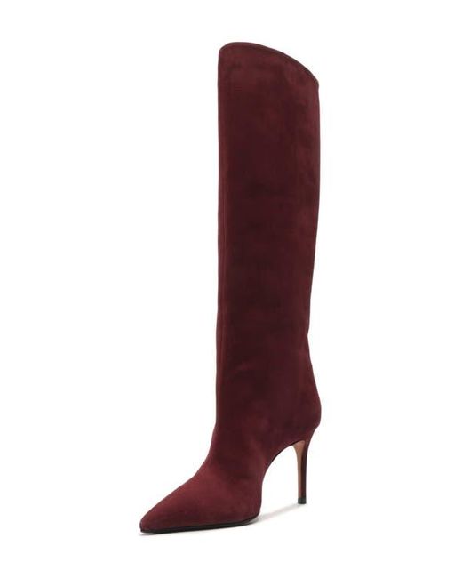SCHUTZ SHOES Red Ellen Up Pointed Toe Boot