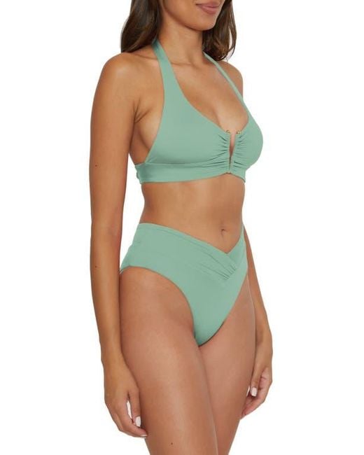 Becca Green Color Code High Waist Bikini Bottoms