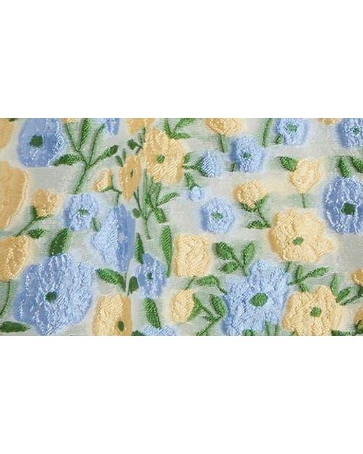 Sister Jane Green Marigold Jacquard Minidress