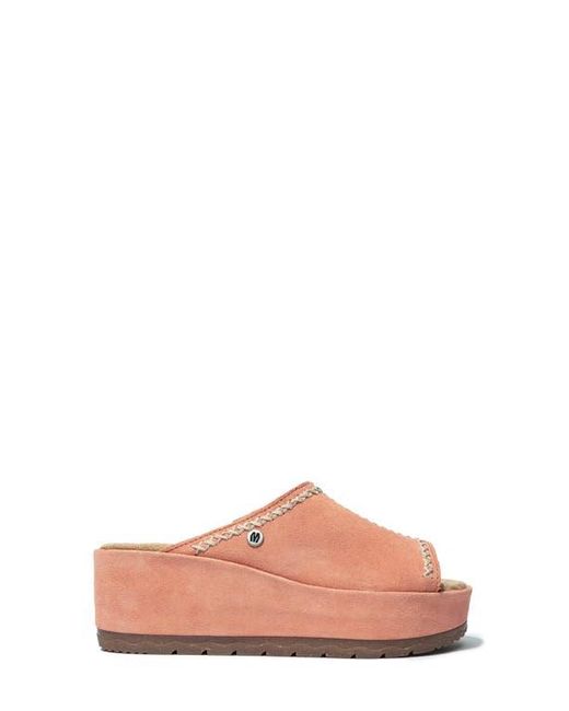 Minnetonka Pink Paislee Wedge Sandal