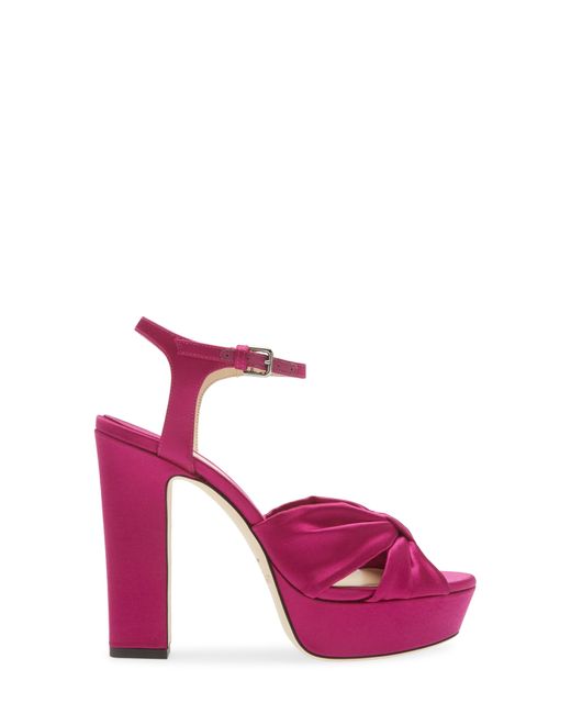 Jimmy Choo Heloise Platform Sandal In Pink 