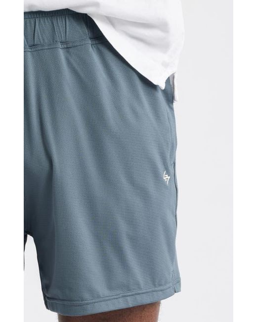24/7 Blue Dna Performance Mesh Shorts for men