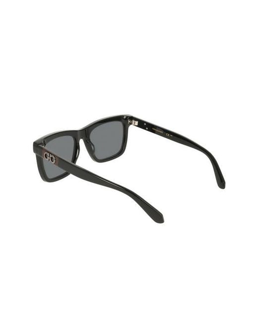 Ferragamo Black 55Mm Gradient Rectangle Sunglasses for men