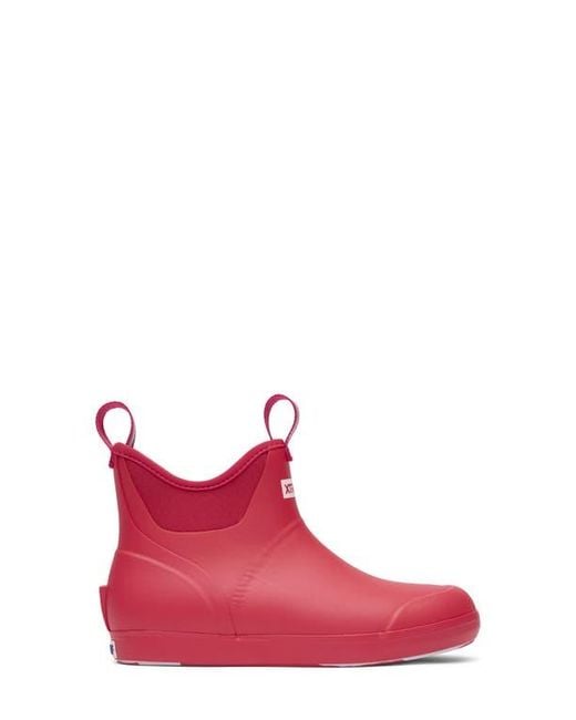 XtraTuf Red 6-Inch Ankle Deck Boot