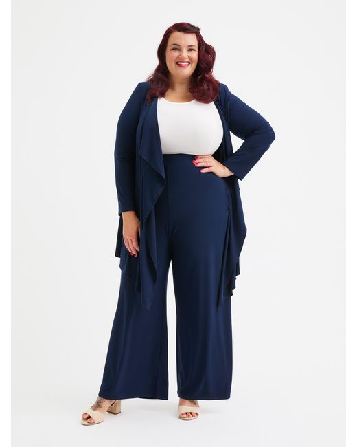 Scarlett & Jo Blue Waterfall Jacket