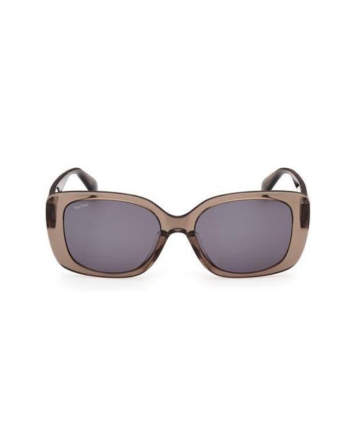 Max Mara Multicolor 55Mm Rectangular Sunglasses