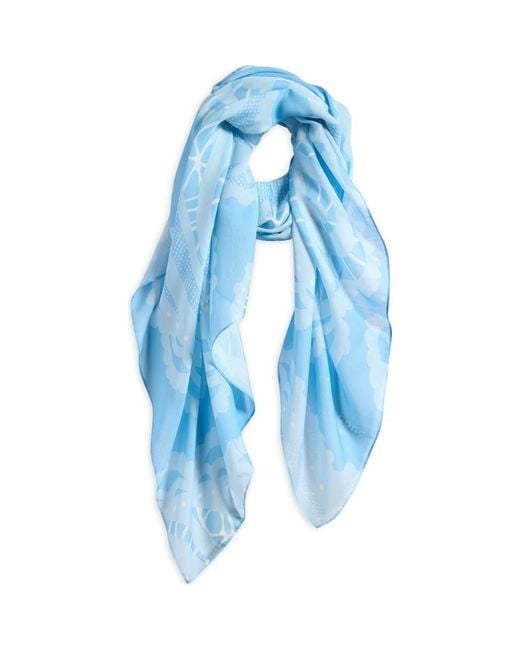 Rag & Bone Blue Paisley Scarf