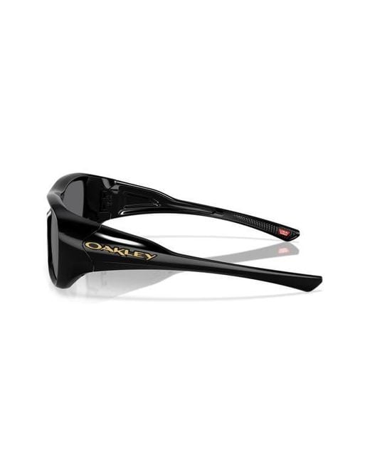Oakley Black 60Mm Prizm Rectangular Sunglasses for men