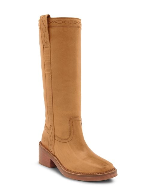 Frye Brown Kate Block Heel Boot