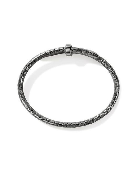 John Hardy Black Spear Pavé Flex Cuff for men
