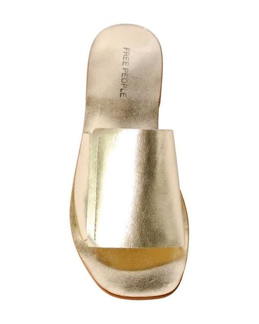 Free People Metallic Verona Slide Sandal